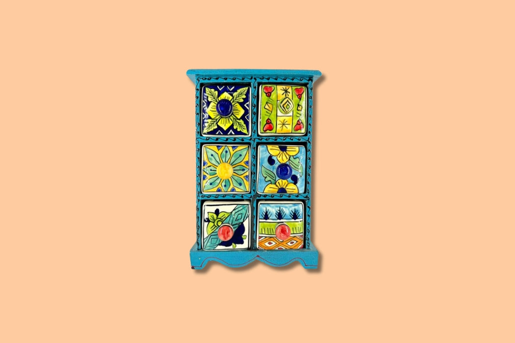Wooden Ceramic Drawer Box