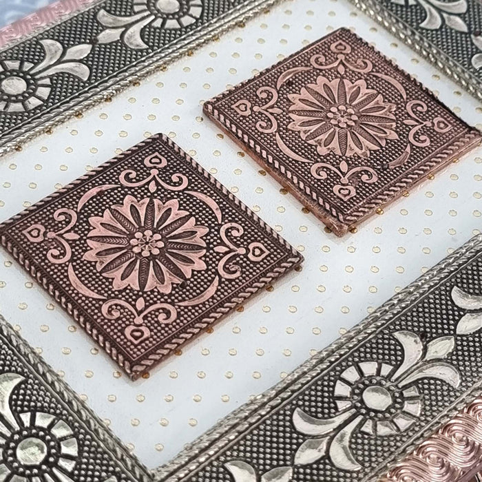 Traditional Wooden Dry Fruit Box with Twin Elegant Designs