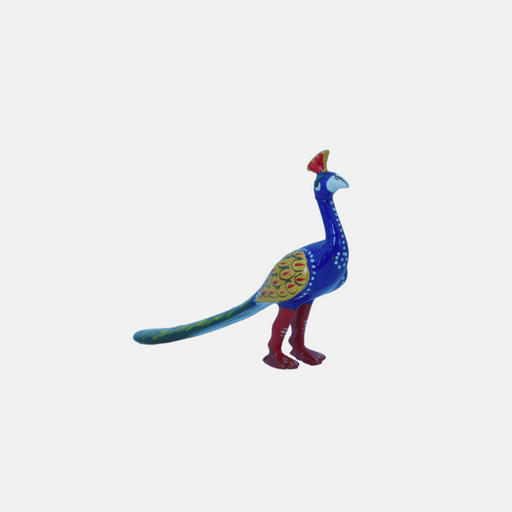 Metal Walking Peacock Figurine Online for Table Decor