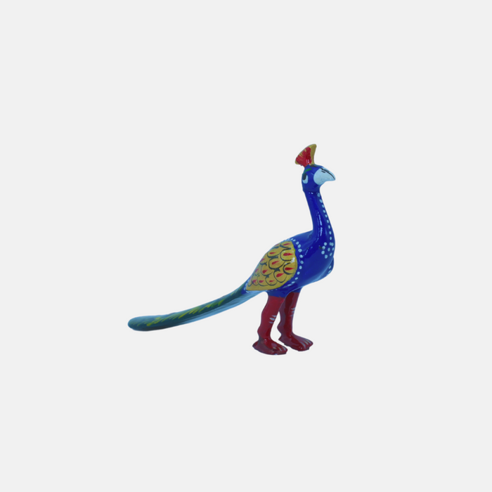 Metal Walking Peacock Figurine Online for Table Decor
