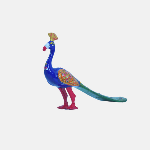 Handcrafted Metal Peacock Figurine Online for Table Decor