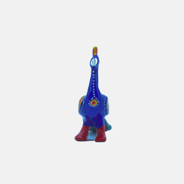 Metal Walking Peacock Figurine For Table Decor Showpiece
