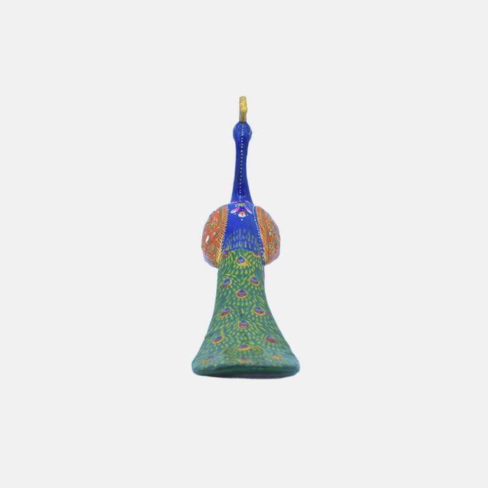 Handcrafted Metal Peacock Figurine Online for Table Decor