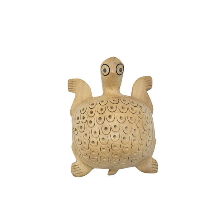 Handcrafted Wooden Tortoise/Turtle Figurine
