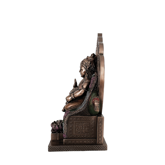 Polyresin Handcrafted Lord Kuber Ji Idol Decorative Statue