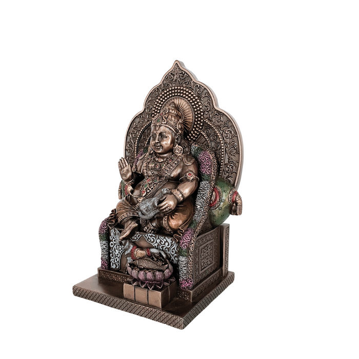 Polyresin Handcrafted Lord Kuber Ji Idol Decorative Statue