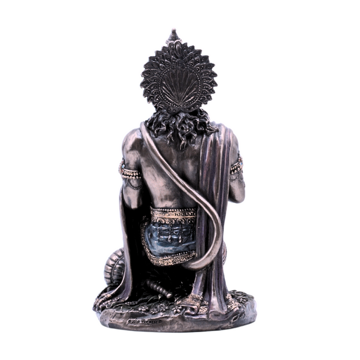 Polyresin Bronze Finish Lord Hanuman Idol Decorative Statue