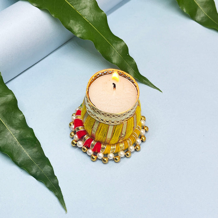 Decorative Diya Tealight Candle Holder for Festive Decor 5