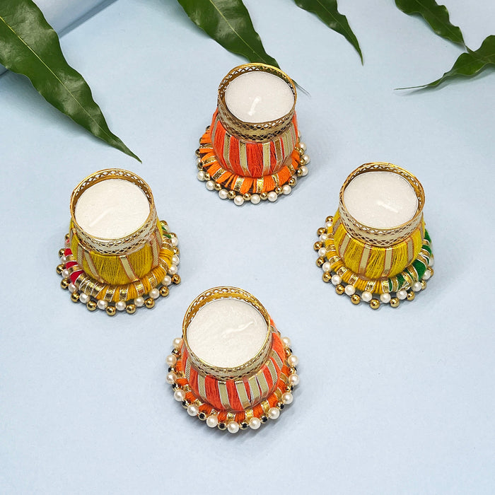 Decorative Diya Tealight Candle Holder for Festive Decor