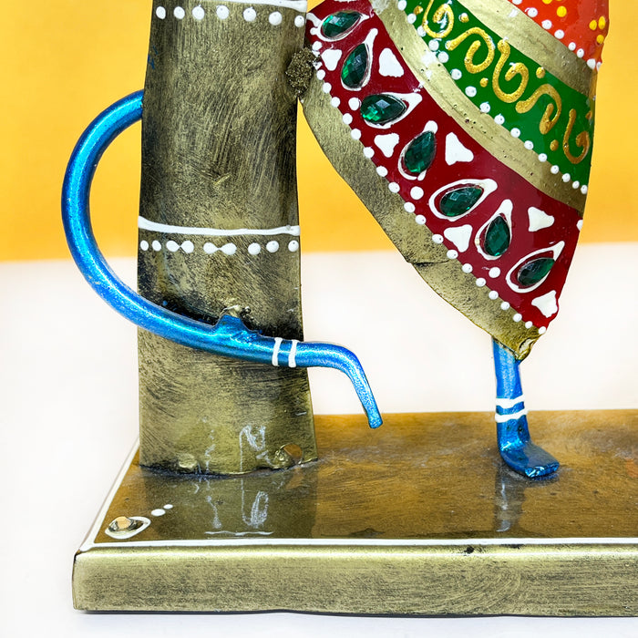 Krishna Ji Handpainted Metal Pen Stand/Holder Stand | Pen holder
