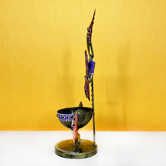 Krishna Ji Metal Tea Light Candle Holder  | Candle Holder