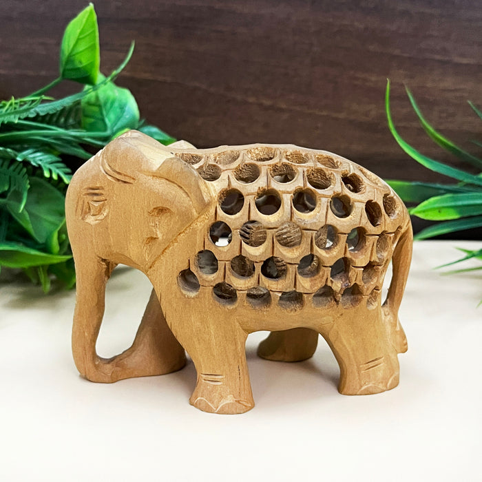 Decorative Showpiece Handcrafted Wooden Elephant