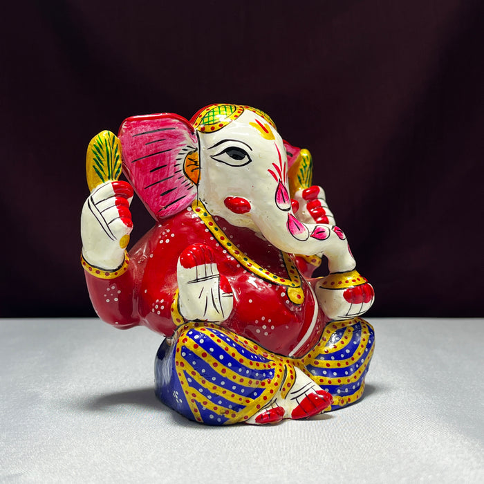 Handcrafted Modern Ganesh Ji Murti - 9.5 Inch Decorative Sculpture