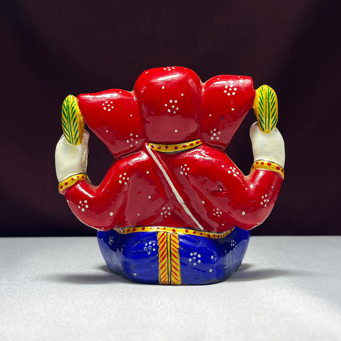 Handcrafted Modern Ganesh Ji Murti - 9.5 Inch Decorative Sculpture