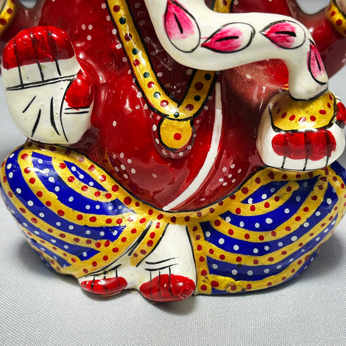 Handcrafted Modern Ganesh Ji Murti - 9.5 Inch Decorative Sculpture