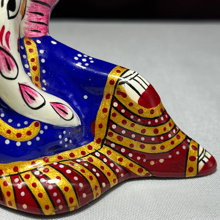 Multicolor Metal Sleeping Ganesha: A Symbol of Peace and Prosperity