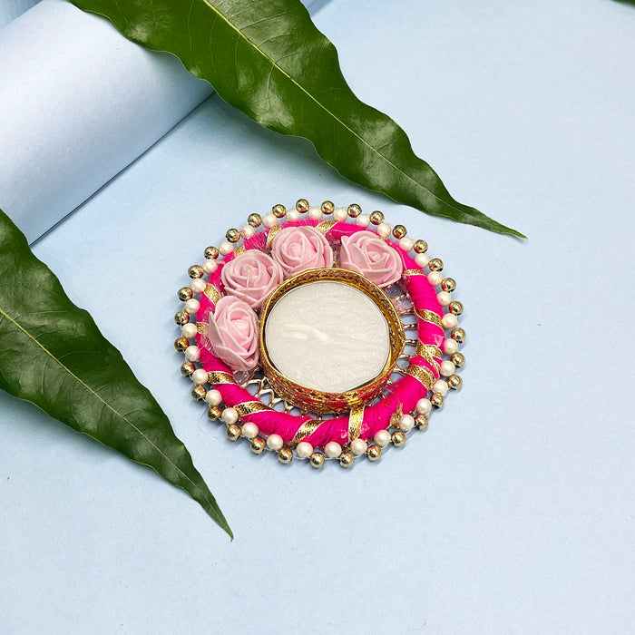 Diwali Candle Holder with Floral Design for Home Decor