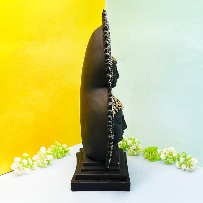 Exquisite Black Resin Buddha Statue for Mindful Spaces