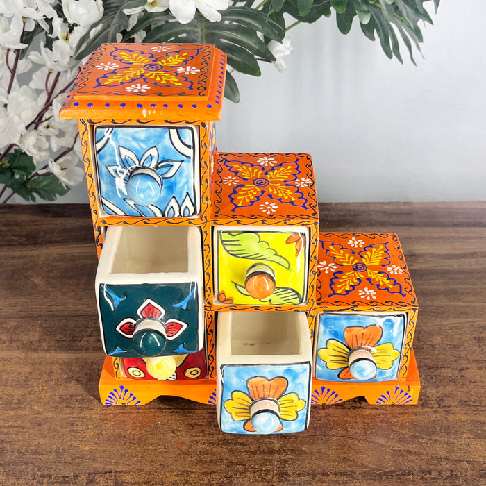 Wooden Ceramic Box