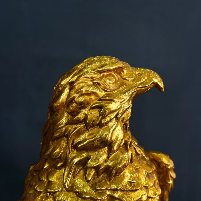 Handcrafted Golden Eagle Statue/Sculpture for Home Decor
