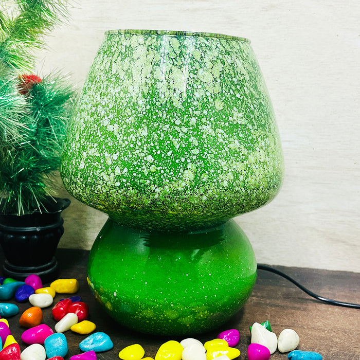 Lampe mosaïque colorée