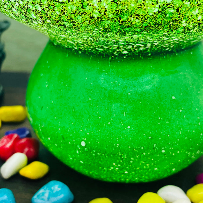 Lampe mosaïque colorée