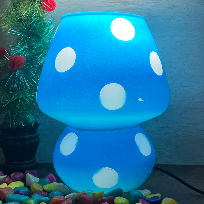 Lampe mosaïque colorée