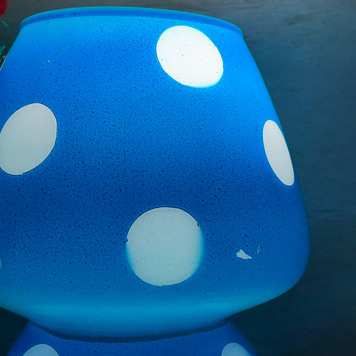 Lampe mosaïque colorée