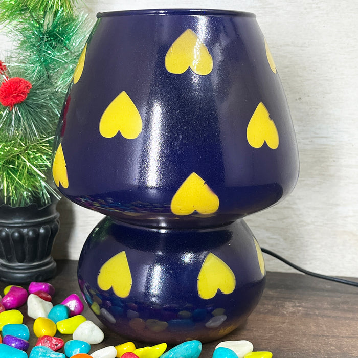 Lampe mosaïque colorée