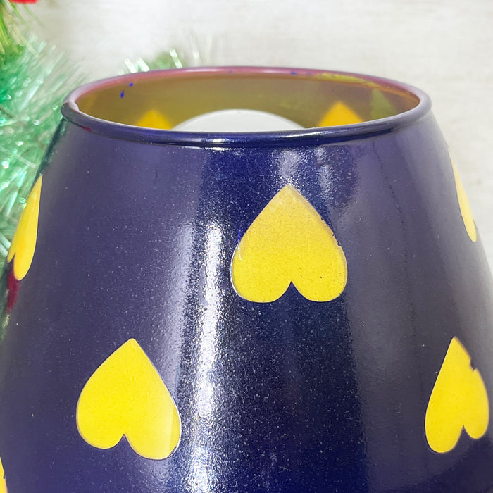 Lampe mosaïque colorée