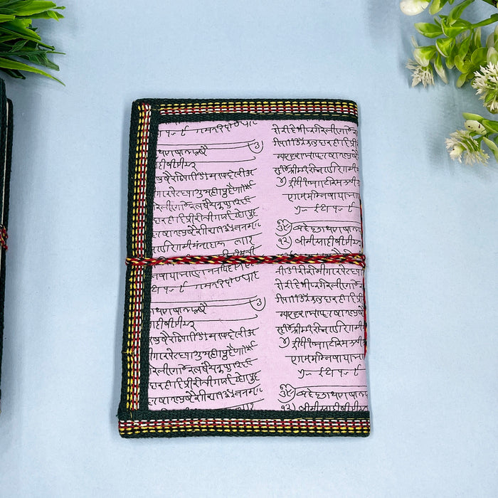Journal Handmade Cotton Paper Diary with Om Symbol  2
