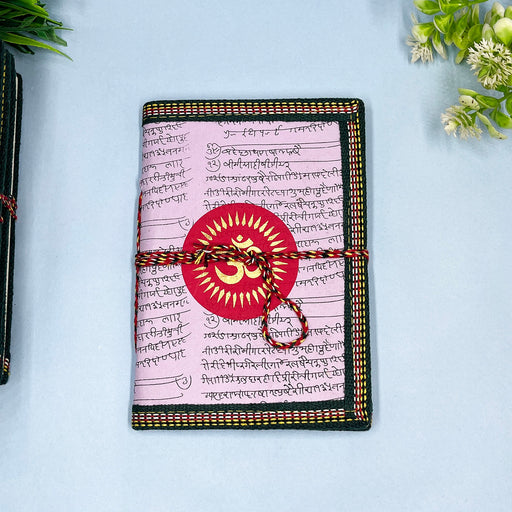 Journal Handmade Cotton Paper Diary with Om Symbol