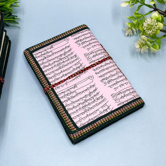 Lord Ganesha Design Handmade Cotton Paper Diary 2