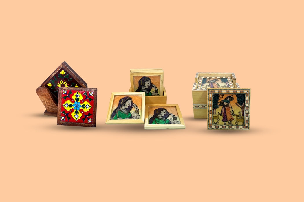 How Decorative Coasters Enhance Home Aesthetics | Diwam Handicrafts