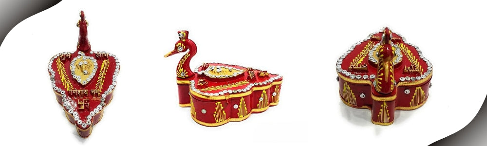 Buy Peacoack Design Tilak Chopra for Puja and Gift | Handmade Item