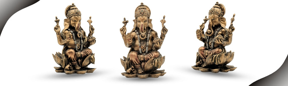 Buy Very Unique Ganesh Ji Idol Sculptor In Different Metals For Home and Mandir