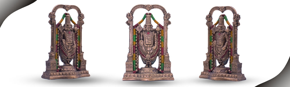 Buy Now Lord Tirupati Balaji idol for Home | Pure Brass Sculptor