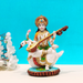 White Resin Goddess Saraswati Statue