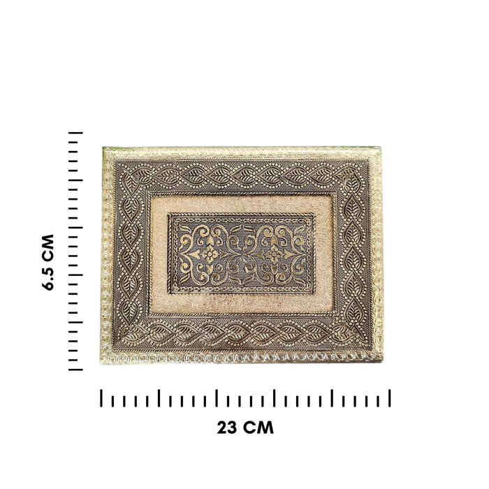 Handmade Golden Finish Dry Fruit Box – Perfect for Celebrations