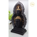 Black Resin double buddha statue