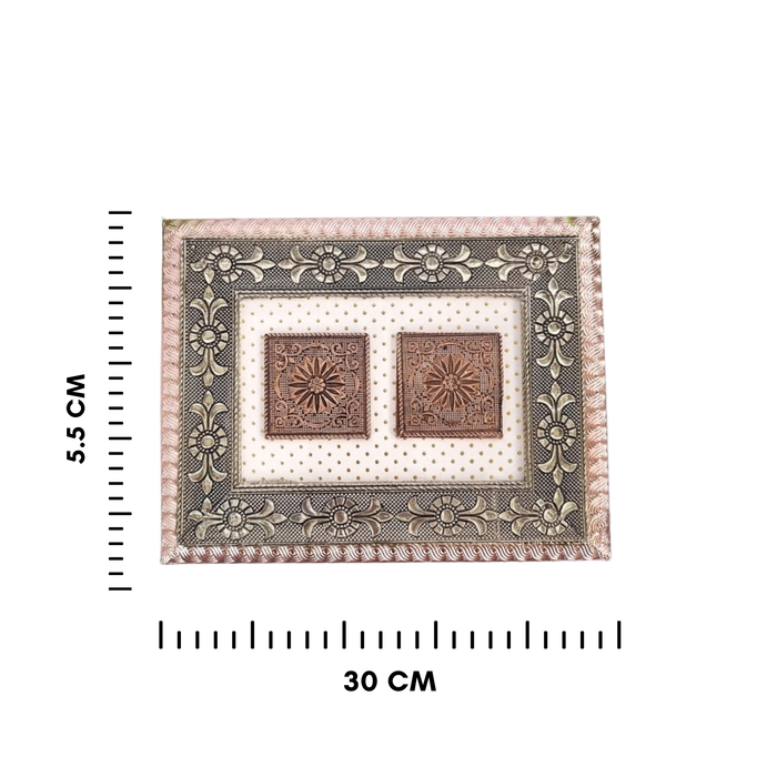 Traditional Wooden Dry Fruit Box with Twin Elegant Designs