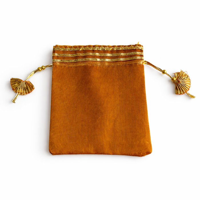 Handcrafted Velvet Drawstring Potli Bag for Wedding Return Gifts, Jewelry Storage & Festive Gifting
