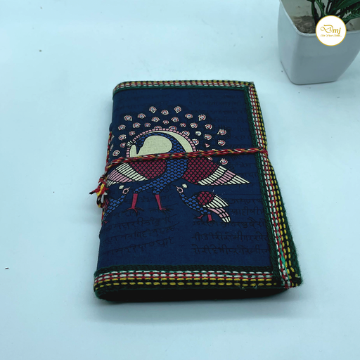 Peacock Design Journal Handmade Cotton Paper Diary