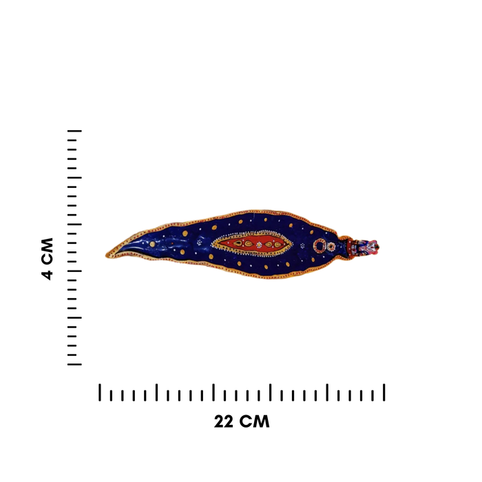 Handcrafted Leaf-Shaped Incense Stick Stand for Home Temple