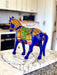 Handcrafted Meenakari Metal Horse Statue