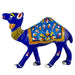 Blue Color Handcrafted Meenakari Metal Camel Statue
