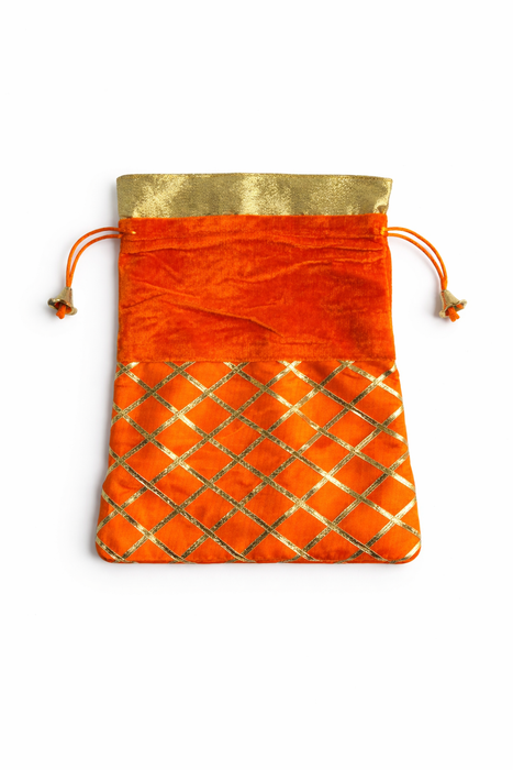 Handcrafted Drawstring Potli Bag | Ethnic Wedding Gift Pouch for Women