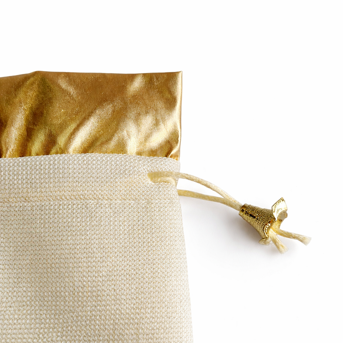 Handcrafted Drawstring Gift Pouch for Wedding Return Gifts, Jewelry Storage & Festive Gifting