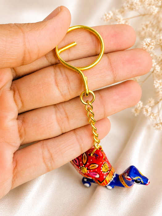 Handmade Camel Metal Keychain | Colorful Camel Key Ring for Car & Bike  Keys