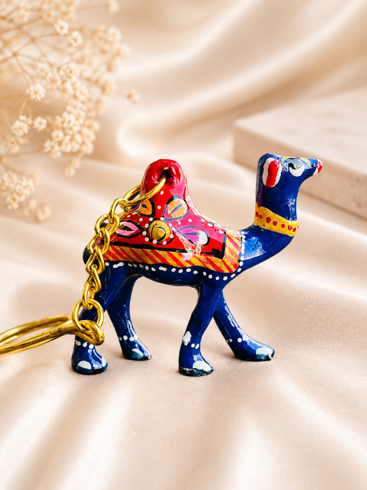 Handmade Camel Metal Keychain | Colorful Camel Key Ring for Car & Bike  Keys